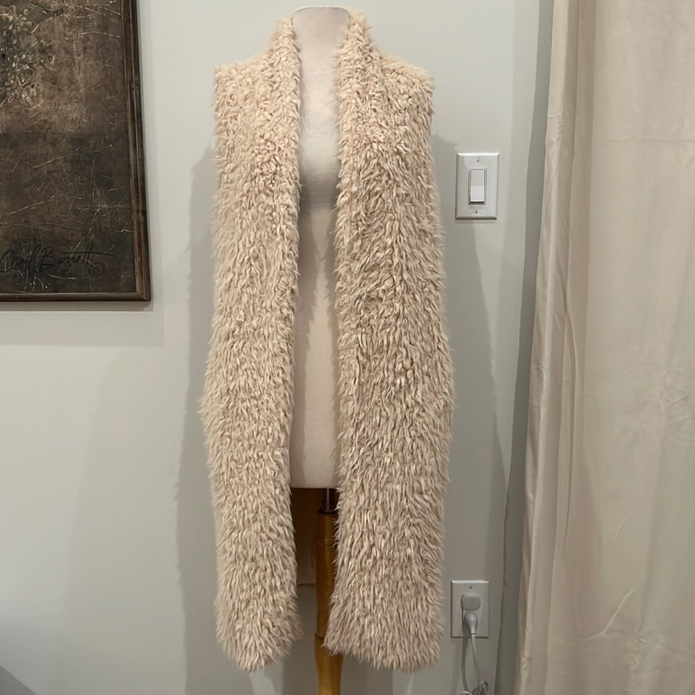 Long Faux Fur Vest